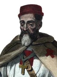 Portrait of Jacques of Molay, Grand Master of the Knights Templar
